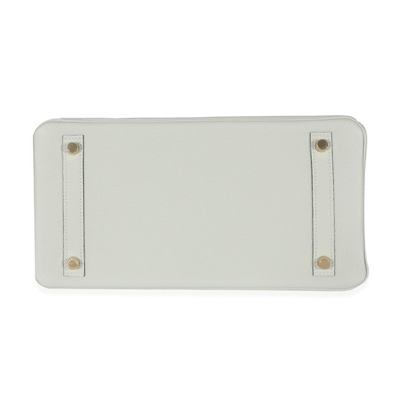 HERMES Gris Neve Togo Birkin 30 GHW - Picture 6 of 7